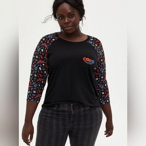 Torrid Disney Coco raglan shirt